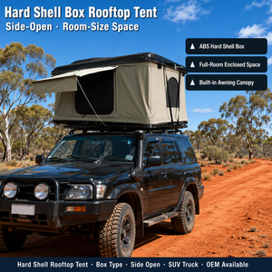 <span class=keywords><strong>Tente</strong></span> <span class=keywords><strong>de</strong></span> toit Zentopia ABS à coque rigide, ouverture latérale, espace complet avec auvent intégré pour SUV, camion, 4x4, camping, OEM - Product Image 1