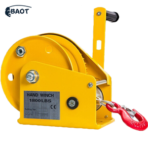 2600lbs Marine noir Frottement Autobloquant Auto Frein Treuil À Main - Product Image 2