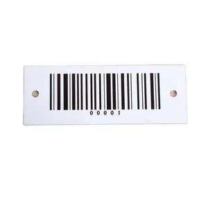 Custom Wholesale Printed Metal Tag Label Generator QR Bar Code Car Plate Machine Nameplate Logo Alu Plaques