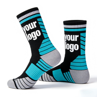 Échantillon Gratuit Chaussettes de Basketball à Compression pour l'Automne, Modèle Jeunesse, Entraînement Quotidien, Qualité Supérieure, Bout Sans Couture, Anti-odeur, Lettres Personnalisables