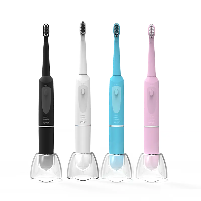 His And Hers Wireless Tooth Brush Battery Powered Sonic Electric Toothbrush