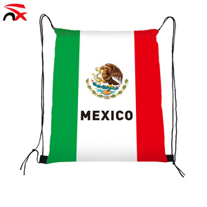Phổ Biến Giá Rẻ Giá Biểu Tượng Tùy Chỉnh 34*43 Cm Hoa Kỳ Canada Mexico Nước Cờ Polyester Dây Kéo Túi Du Lịch - Product Image 3
