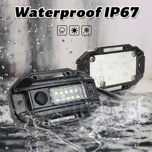 Đèn LED mái vòm OVOVS màu trắng, gắn thanh chống lật, đèn LED đa năng cho xe UTV, ATV, <span class=keywords><strong>Polaris</strong></span> <span class=keywords><strong>RZR</strong></span>, Jeep - Product Image 3