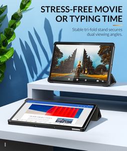 MoKo léger mince coque antichoc support arrière tablette étui à trois volets housse de protection pour <span class=keywords><strong>Lenovo</strong></span> Tab <span class=keywords><strong>P11</strong></span> <span class=keywords><strong>2nd</strong></span> <span class=keywords><strong>Gen</strong></span> 11.5 "2023 - Product Image 4