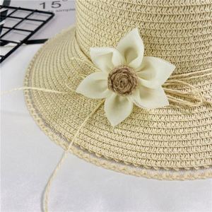Wholesale Lace Flower <b>Straw</b> <b>Hat</b> Women's Large Brim Beach Seaside <b>Hat</b> Sun <b>Hat</b> in Stock - Product Image 5