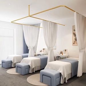 Prezzi di fabbrica tende oscuranti salone di bellezza cubicolo protezione Privacy solido isolamento acustico tende ingegneristiche - Product Image 6