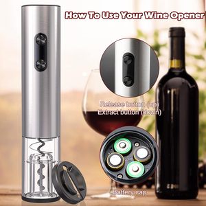 Best Selling Products Red Wine Gifts Battery Operated Automatic Cordless Electric Wine Opener - Product Image 3