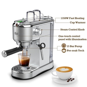PANCERKA Italian 15 Bar Semi-Automatic Espresso Cappuccino <b>Coffee</b> <b>Maker</b> French Language for Hotels Restaurants - Product Image 5