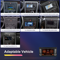 Radio para Auto Podofo 2+64G 7'' Android con CarPlay/Android Auto/GPS/WiFi/RDS/Radio por Red para Audi A4/B6/B7/RS4 para Seat Exeo
