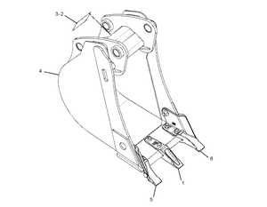 खुदाई करने वाले भागों के लिए 6y6335 डायंटेस डी क्यूबो 305 304.5 305.5d 304 305.5d 305.5e - Product Image 4