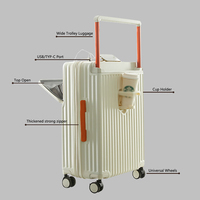 Valise large bon marché valise personnalisée de grande capacité chariot de voyage conception avant ouverte bagages