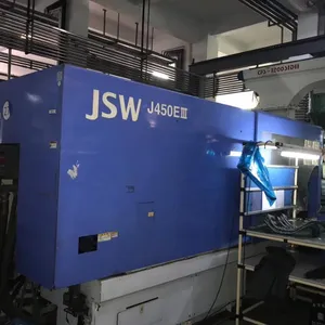 Used 450 ton JSW Japanese plastic injection molding machine