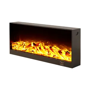 Decorative Fireplace Insert Flame Hanging Remote Control Electric Fireplace Decorative Electric Fireplace Heating Electric Fire