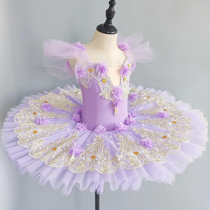 Vennystyle rok Tutu balet anak perempuan, pakaian pertunjukan untuk tari & latihan kostum Belli Danc