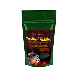 Mezcla de Café Descafeinado Instantáneo con Hongo Reishi de Livewell Nutrition, 80g, Apoyo Inmunológico - Product Image 2