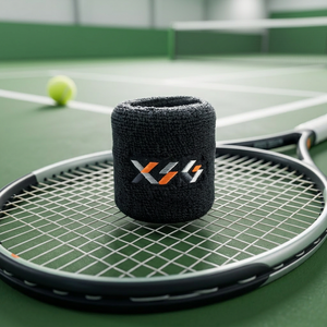 Nueva Cinta Deportiva Elástica de Algodón Terry Transpirable de Alto Gramaje con Spandex para Muñeca, Gimnasio, Fitness, Colores Pantone Personalizables y Flexibles - Product Image 1