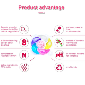 プライベートラベル5 1アパレル洗濯ポッド抗菌ディープクリーニング長く持続香り自然環境にやさしいカプセル - Product Image 6