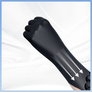 Guantes desechables negros de PVC Guantes de mano estériles sin polvo Guantes de trabajo de plástico de PVC Producto - Product Image 2