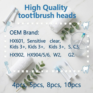 Hot Selling Replaceable Electric <b>Toothbrush</b> <b>Head</b> Oral Brush Nylon Household Use 1 Year Warranty Factory Sale - Product Image 1