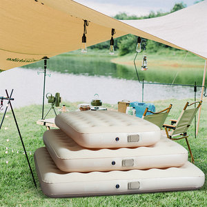 Matelas gonflable automatique de flocage confortable de matelas gonflable de logo fait sur commande d'ODM/OEM pour le <span class=keywords><strong>camping</strong></span> extérieur dans <span class=keywords><strong>la</strong></span> conception pliable de parcs - Product Image 4