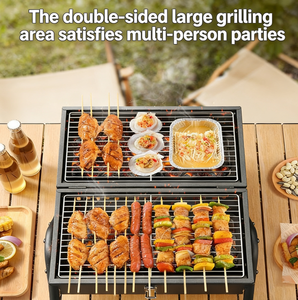 เตาบาร์บีคิวถ่านอเนกประสงค์ 2 in 1 แบบพับ<span class=keywords><strong>ได้</strong></span> สำหรับกิจกรรมกลางแจ้ง เดินป่า และปาร์ตี้ท้ายรถ - Product Image 5