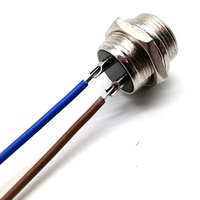 GX12 GX20 GX16 paslanmaz çelik 2/3/4/5/6/7/8/9/10 Pin su geçirmez havacılık fiş konnektörü 20cm tel kablo hava soket popo ortak