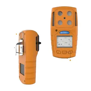 Alarme sonore portable Détecteur de gaz hydrogène H2 portable multi 4 en 1 LEL O2 H2S CO CH4 Détecteur de fuite de gaz