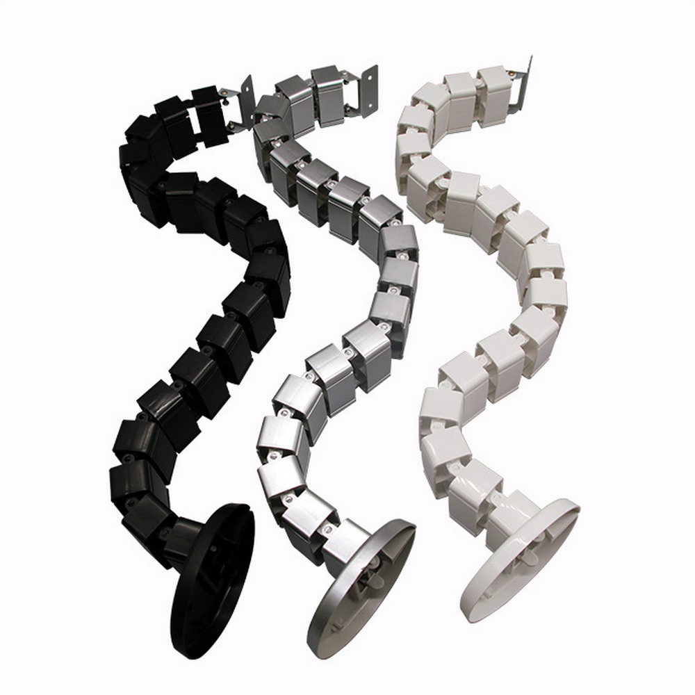 Электрический спиральный Органайзер из АБС-пластика для спиральных кабелей, органайзер для офисного стола, оборудование для позвоночника, спиральный органайзер для кабелей