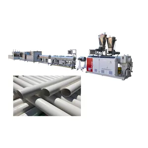 Machine de formage de tuyaux en plastique PVC 6-110mm/extrudeuse à vis Tuyau de 55mm/Machine d'extrusion de plastique Tuyaux en PVC