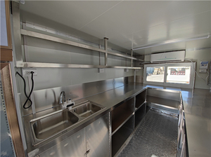 Chiosco per Hamburger Personalizzato di Nuovo Design, Rimorchio per Alimenti da Forno, Rimorchi per Cibo all'Aperto <span class=keywords><strong>con</strong></span> Attrezzature da Cucina Mobile in Vendita negli Stati Uniti - Product Image 5