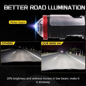 Sanvi H4L PRO Wholesale Price Mini H4 Led <b>Projector</b> Lens Headlight Auto <b>Lights</b> Led Bulbs for Cars Plug and Play - Product Image 4