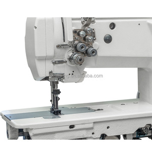 Máquina de coser plana de alta resistencia con triple arrastre, corte automático de cuero y accionamiento directo para materiales gruesos - Product Image 2