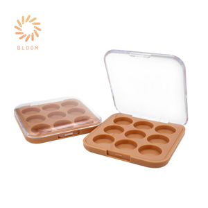 Bảng Màu Mắt Tròn Mỹ Phẩm Hình Vuông 9 Khối Tùy Chỉnh Bao Bì - Product Image 1