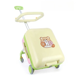 Children's Scooter Travel <b>Suitcase</b> Cartoon Cute Luggage Set Spinner Trolley Kids <b>Suitcase</b> on Wheels Baby Gift - Product Image 2