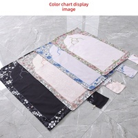 Tapis de prière personnalisable avec porte-clés, tapis de prière moderne, fabricant de tapis de prière minimalistes pour enfants