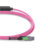 Cable de Conexión MMC de 16 Fibras OM4 Plenum OFNP MMC-16 APC Hembra a 2 X MTP-8 UPC Hembra