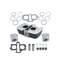 Kit de tubes personnalisés en gros Hon Da CA250 CMX250 CMX250C Rebel250 pièces de moteur de moto segments de piston de cylindre de 53mm