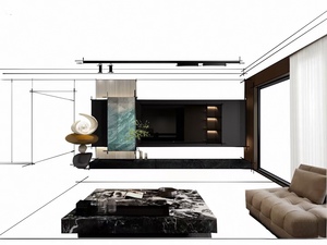 Servizio di Design d'Interni Moderno, Personalizzazione 3D Completa per Soggiorno, Camera da Letto, Bagno, Cucina, Ufficio Domestico, Soluzioni Complete per Ristrutturazioni - Product Image 4