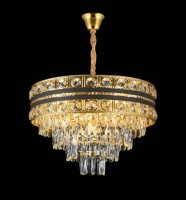Lustre en cristal de luxe lampe de salon projet d'hôtel moderne décoration suspension salle à manger salon suspension
