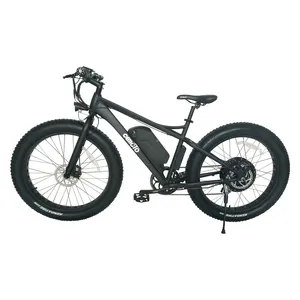 도매 산 지방 타이어 스노우 전자 자전거 48V 1000W 합금 프레임 26 인치 지방 타이어 유틸리티 전기 자전거