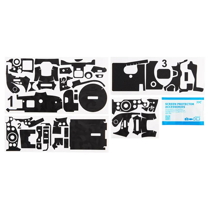 KIWIFOTOS 3M Material de la Cámara Anti-arañazos protector de la piel de la película para Canon EOS R5 (sombra negro)