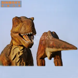 Özelleştirilebilir hareketli gerçekçi mekanik dinozor gerçek boyutu satılık dinozor Animatronic dinozor CE ISO