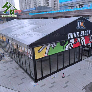 Özelleştirilmiş 30x40m alüminyum alaşımlı çadır basketbol spor etkinlikleri Logo baskılı kozmetik kapları - Product Image 2