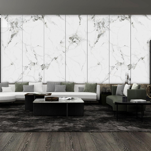 <span class=keywords><strong>Piedra</strong></span> sinterizada pulida suave Blanca 4 caras 800*2600*9mm azulejo <span class=keywords><strong>de</strong></span> decoración <span class=keywords><strong>de</strong></span> pared <span class=keywords><strong>de</strong></span> comedor - Product Image 4