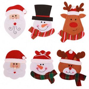 Funda para Cubiertos con Diseño de Reno Navideño, para Navidad y Año Nuevo, Decoración para Mesa de Comedor, para Fiestas en Casa - Product Image 2