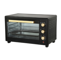 Posida 1800W 48L Grand four électrique, four turbo, four à convection