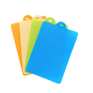 Papan potong dapur, papan potong kualitas tinggi anti selip, plastik PE disesuaikan Logo Opp tas dapur rumah persegi panjang 100 buah - Product Image 1