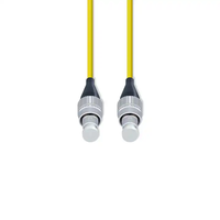 FC/FC Upc Apc kabel Jumper serat optik, jalur tunggal Multi Mode, panjang 1m 1.5m 2m 3m pilihan
