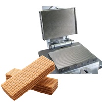 Machine à fabriquer des gaufrettes de haute qualité au prix d'usine, ligne de production automatique de biscuits gaufrettes