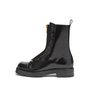Botines cómodos <span class=keywords><strong>con</strong></span> <span class=keywords><strong>cordones</strong></span> <span class=keywords><strong>de</strong></span> <span class=keywords><strong>charol</strong></span> para <span class=keywords><strong>mujer</strong></span>, botas negras al tobillo, botas cortas planas para <span class=keywords><strong>mujer</strong></span>, <span class=keywords><strong>zapatos</strong></span> cómodos - Product Image 1